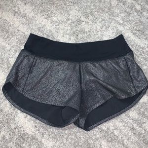 Lululemon Metallic Speed Up Shorts